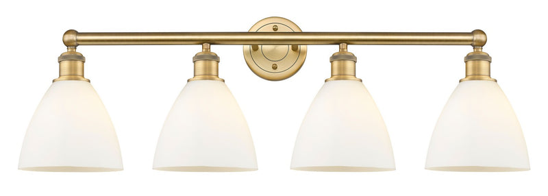 Innovations 616-4W-BB-GBD-751 Four Light Bath Vanity, Brushed Brass