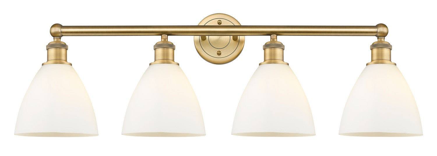 Innovations 616-4W-BB-GBD-751 Four Light Bath Vanity, Brushed Brass
