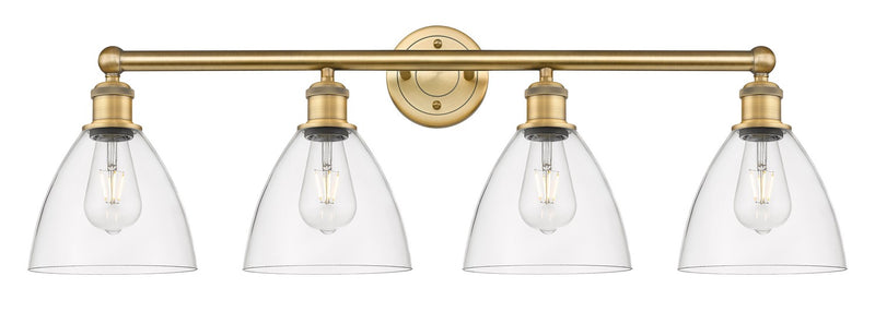 Innovations 616-4W-BB-GBD-752 Four Light Bath Vanity, Brushed Brass