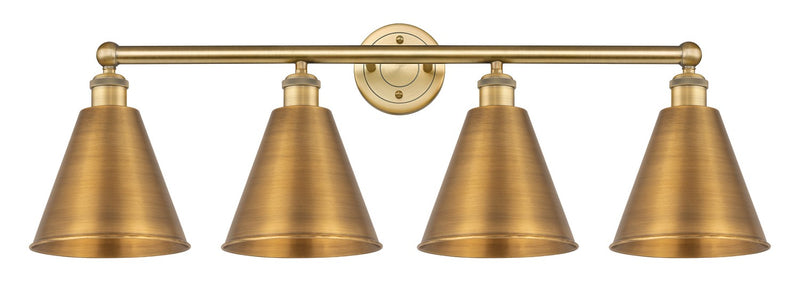 Innovations 616-4W-BB-MBC-8-BB Four Light Bath Vanity, Brushed Brass