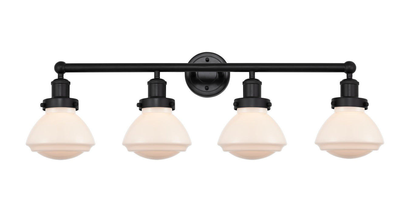 Innovations 616-4W-BK-G321 Four Light Bath Vanity, Matte Black