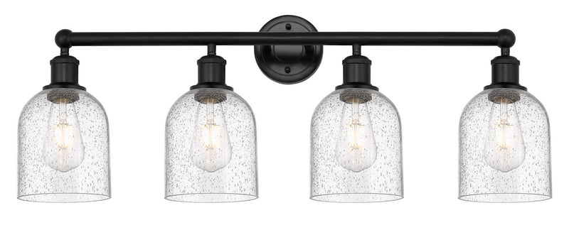 Innovations 616-4W-BK-G558-6SDY Four Light Bath Vanity, Matte Black