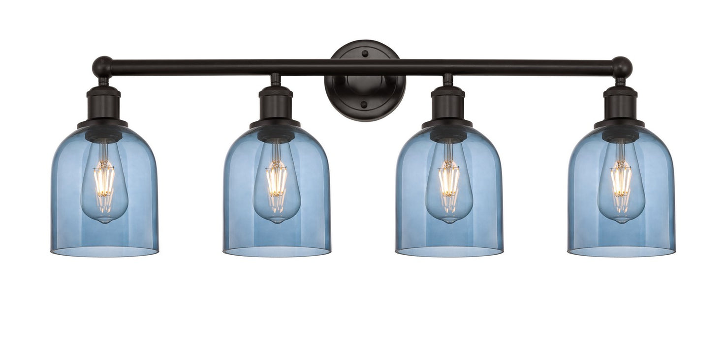 Innovations 616-4W-OB-G558-6BL Four Light Bath Vanity, Oil Rubbed Bronze