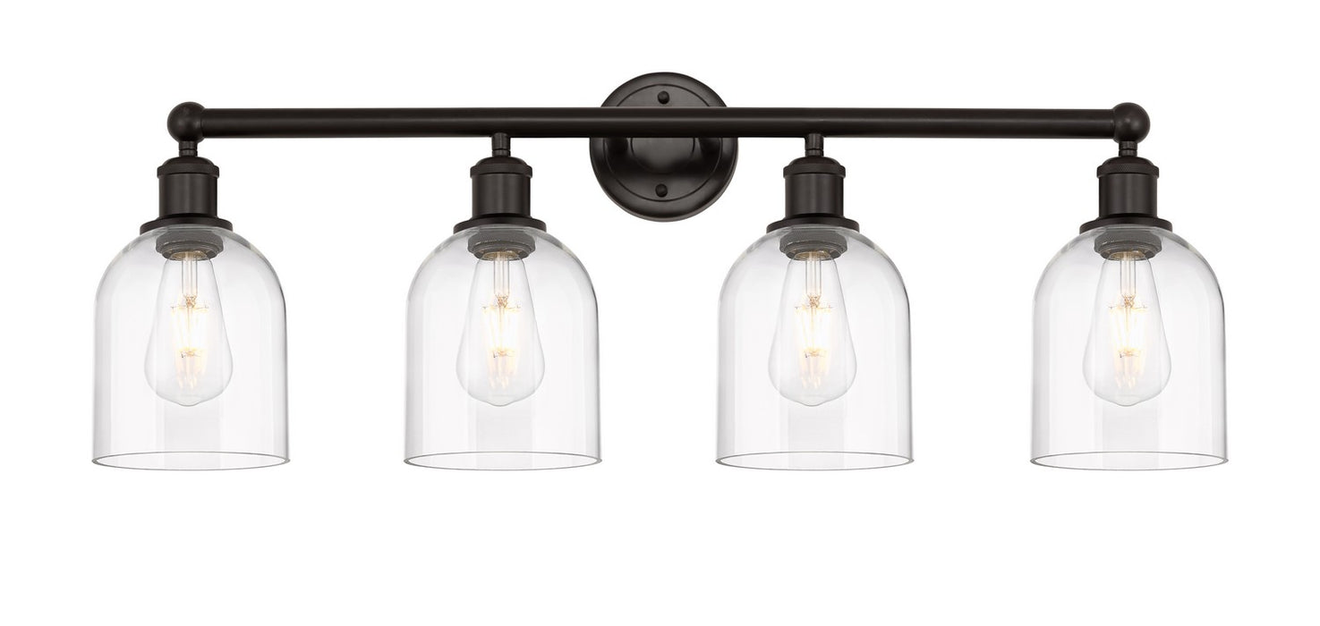 Innovations 616-4W-OB-G558-6CL Four Light Bath Vanity, Oil Rubbed Bronze