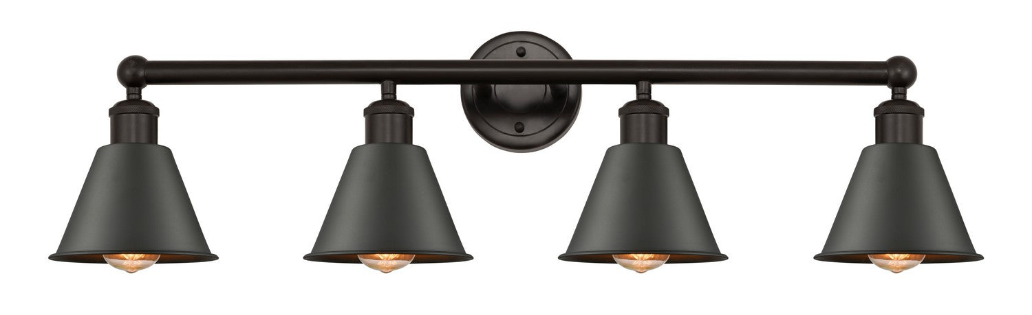 Innovations 616-4W-OB-M8-OB Four Light Bath Vanity, Oil Rubbed Bronze