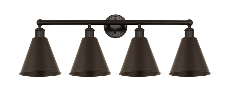 Innovations 616-4W-OB-MBC-8-OB Four Light Bath Vanity, Oil Rubbed Bronze