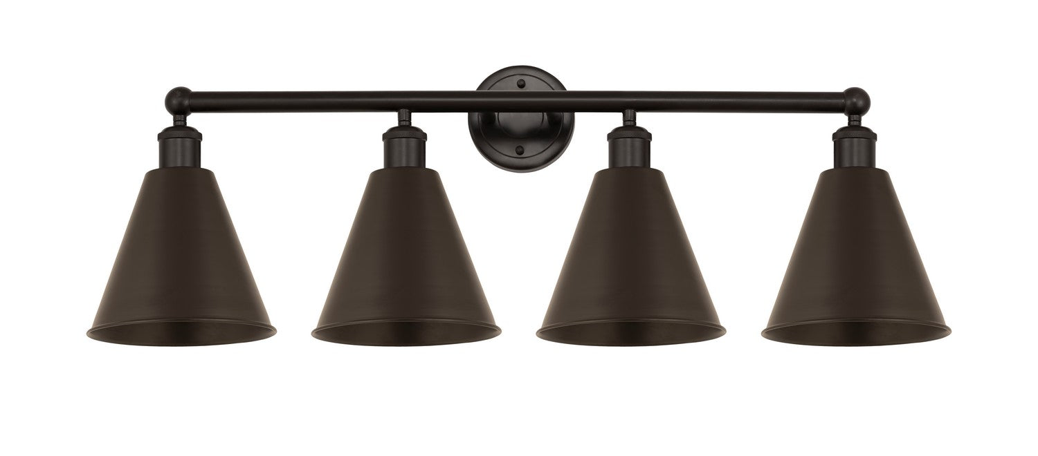Innovations 616-4W-OB-MBC-8-OB Four Light Bath Vanity, Oil Rubbed Bronze