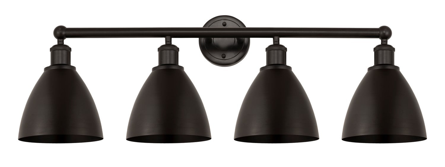 Innovations 616-4W-OB-MBD-75-OB Four Light Bath Vanity, Oil Rubbed Bronze