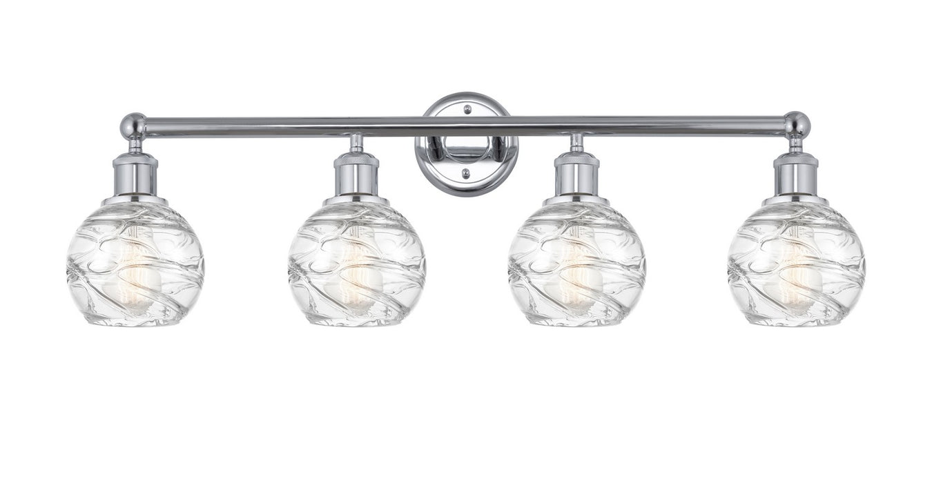 Innovations 616-4W-PC-G1213-6 Four Light Bath Vanity, Polished Chrome