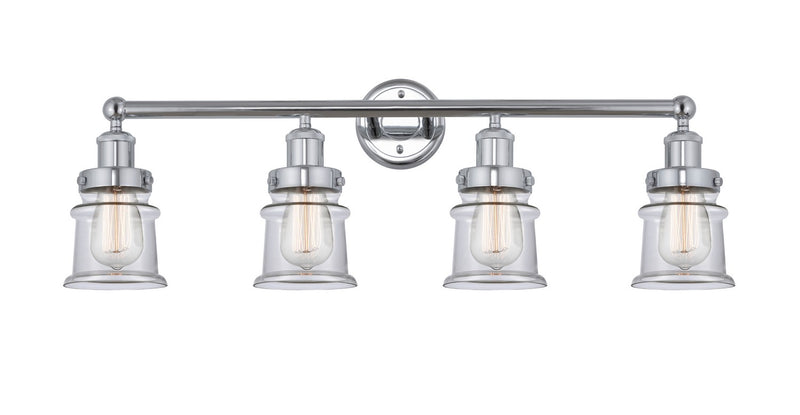 Innovations 616-4W-PC-G182S Four Light Bath Vanity, Polished Chrome