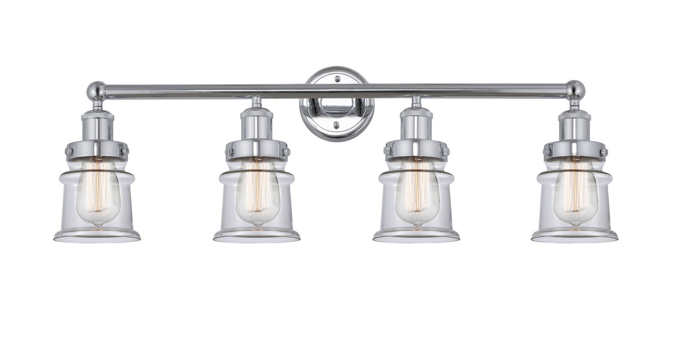 Innovations 616-4W-PC-G182S Four Light Bath Vanity, Polished Chrome