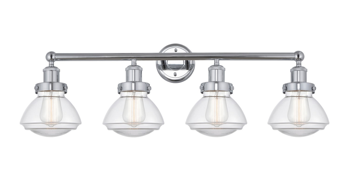 Innovations 616-4W-PC-G322 Four Light Bath Vanity, Polished Chrome