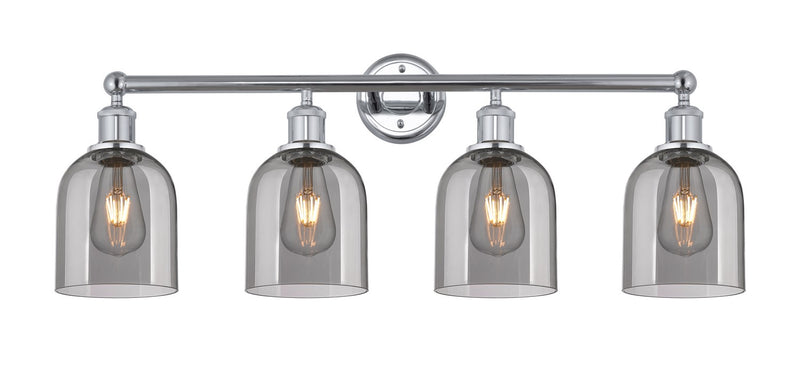 Innovations 616-4W-PC-G558-6SM Four Light Bath Vanity, Polished Chrome