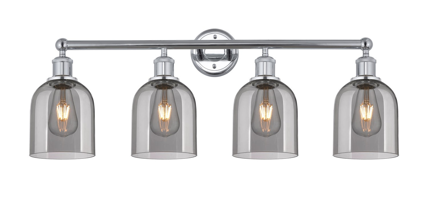 Innovations 616-4W-PC-G558-6SM Four Light Bath Vanity, Polished Chrome