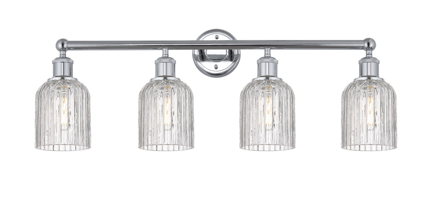 Innovations 616-4W-PC-G559-5CL Four Light Bath Vanity, Polished Chrome