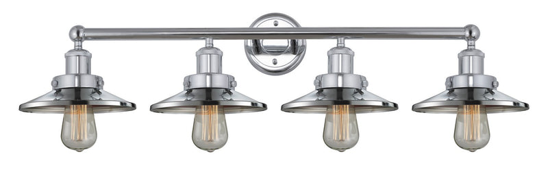 Innovations 616-4W-PC-M7-PC Four Light Bath Vanity, Polished Chrome