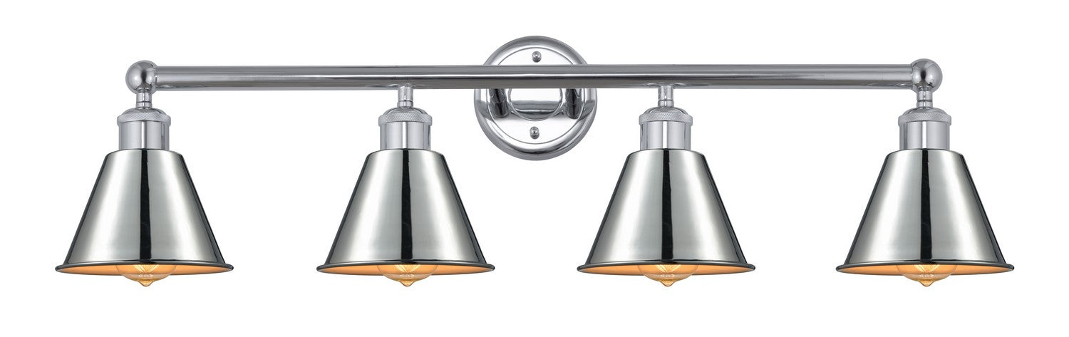 Innovations 616-4W-PC-M8-PC Four Light Bath Vanity, Polished Chrome