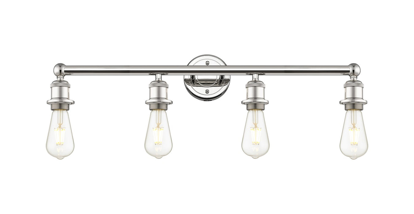 Innovations 616-4W-PN Four Light Bath Vanity, Polished Nickel