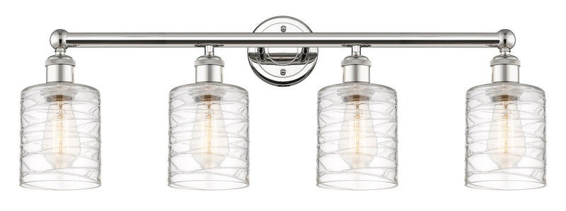 Innovations 616-4W-PN-G1113 Four Light Bath Vanity, Polished Nickel