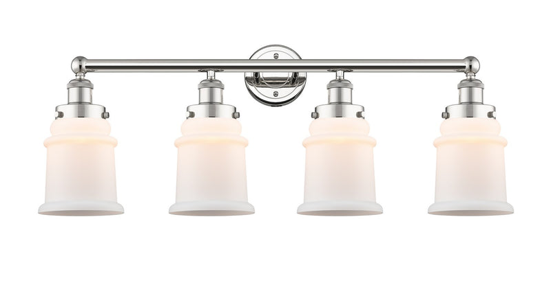 Innovations 616-4W-PN-G181 Four Light Bath Vanity, Polished Nickel