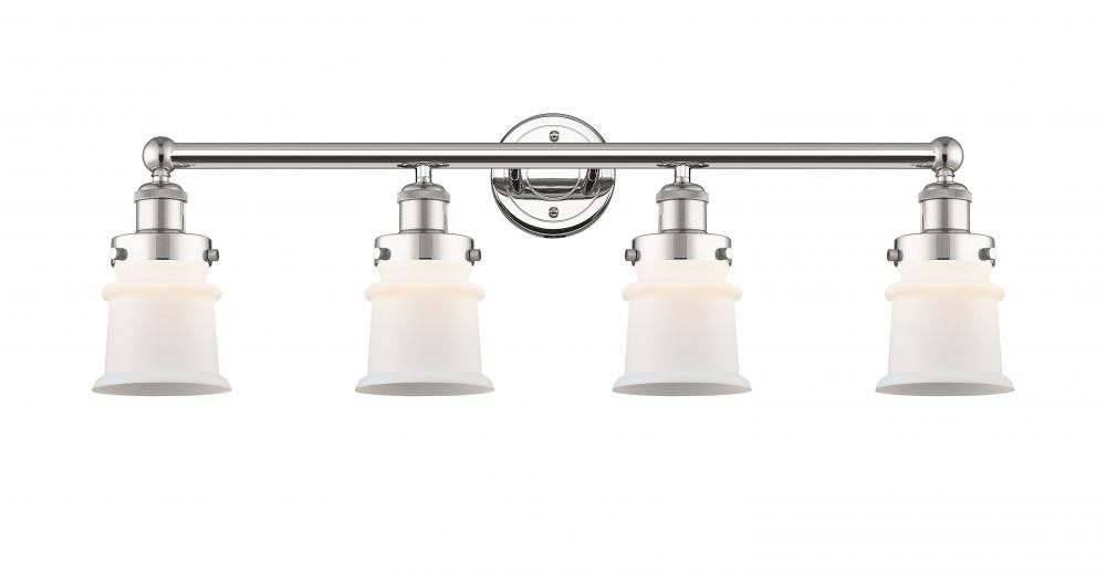 Innovations 616-4W-PN-G181S Four Light Bath Vanity, Polished Nickel