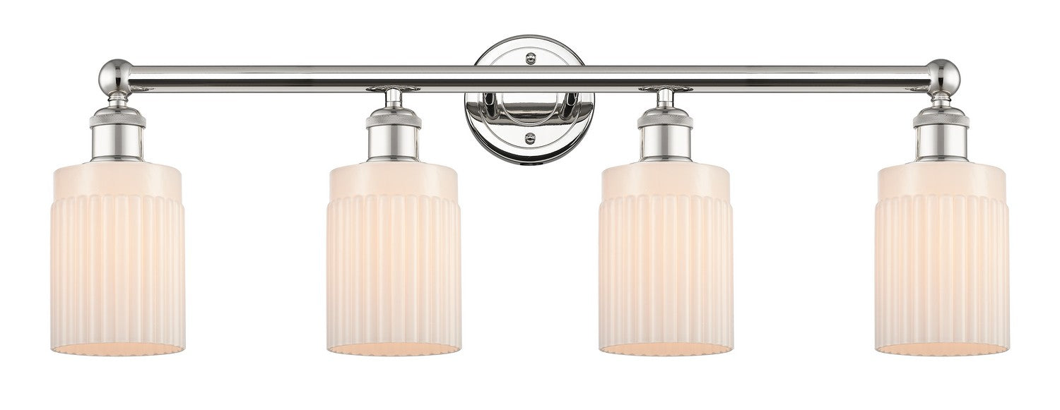 Innovations 616-4W-PN-G341 Four Light Bath Vanity, Polished Nickel