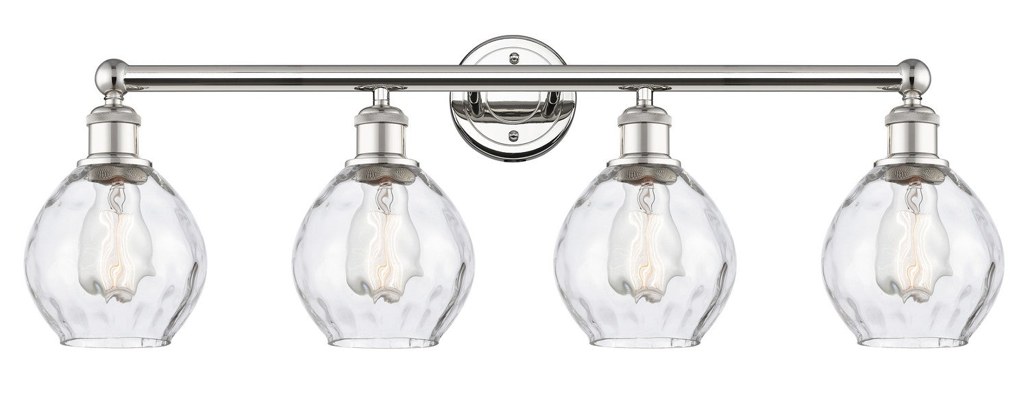 Innovations 616-4W-PN-G362 Four Light Bath Vanity, Polished Nickel