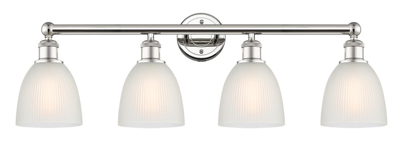 Innovations 616-4W-PN-G381 Four Light Bath Vanity, Polished Nickel