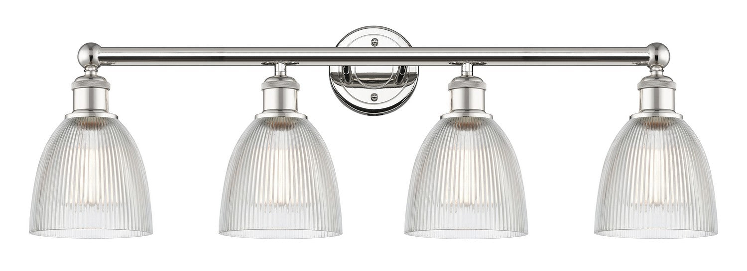 Innovations 616-4W-PN-G382 Four Light Bath Vanity, Polished Nickel
