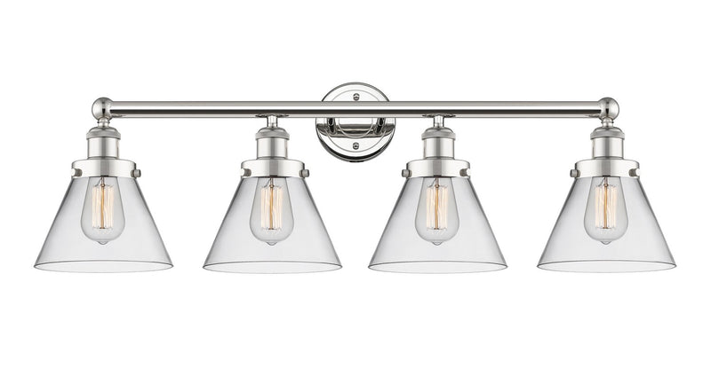 Innovations 616-4W-PN-G42 Four Light Bath Vanity, Polished Nickel