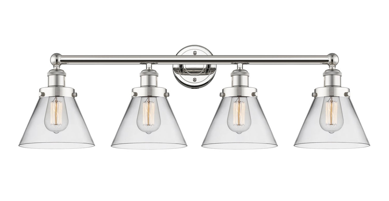 Innovations 616-4W-PN-G42 Four Light Bath Vanity, Polished Nickel