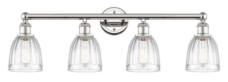 Innovations 616-4W-PN-G442 Four Light Bath Vanity, Polished Nickel