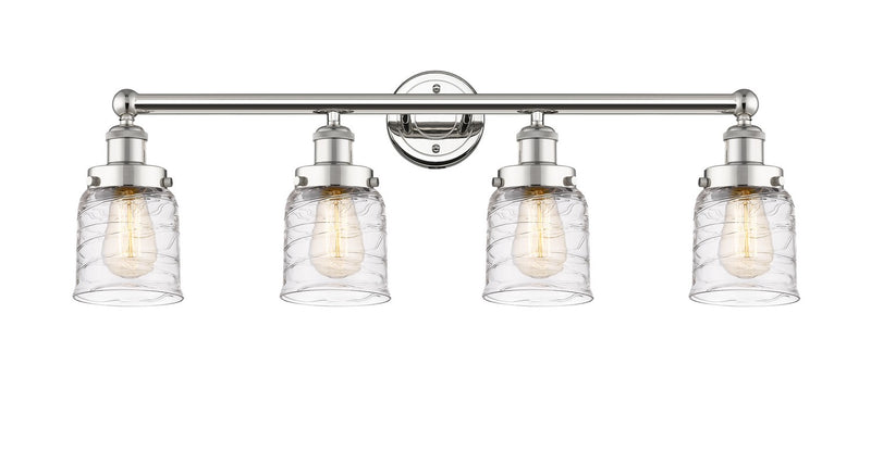 Innovations 616-4W-PN-G513 Four Light Bath Vanity, Polished Nickel