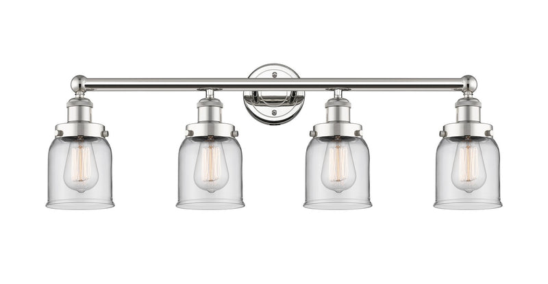 Innovations 616-4W-PN-G52 Four Light Bath Vanity, Polished Nickel