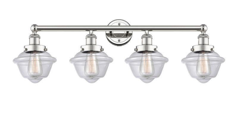 Innovations 616-4W-PN-G532 Four Light Bath Vanity, Polished Nickel