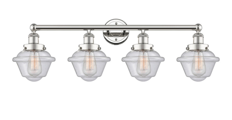 Innovations 616-4W-PN-G534 Four Light Bath Vanity, Polished Nickel