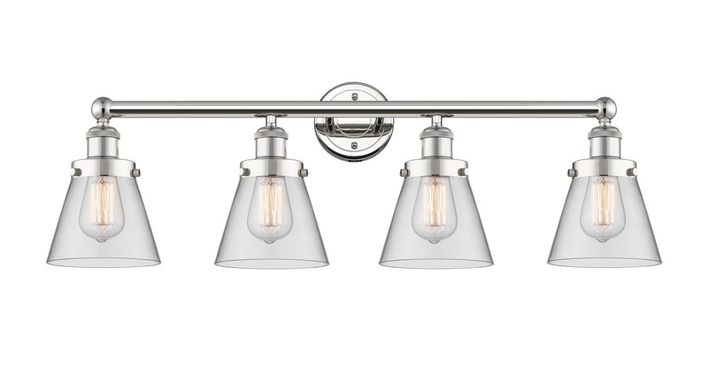 Innovations 616-4W-PN-G62 Four Light Bath Vanity, Polished Nickel