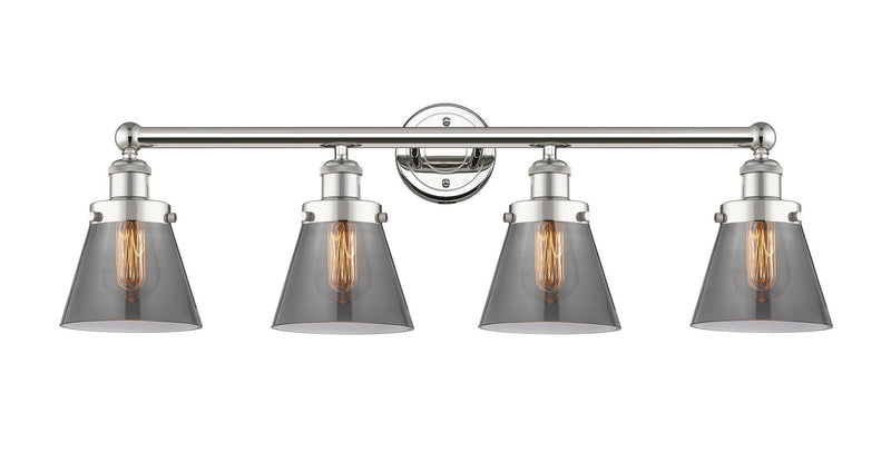 Innovations 616-4W-PN-G63 Four Light Bath Vanity, Polished Nickel