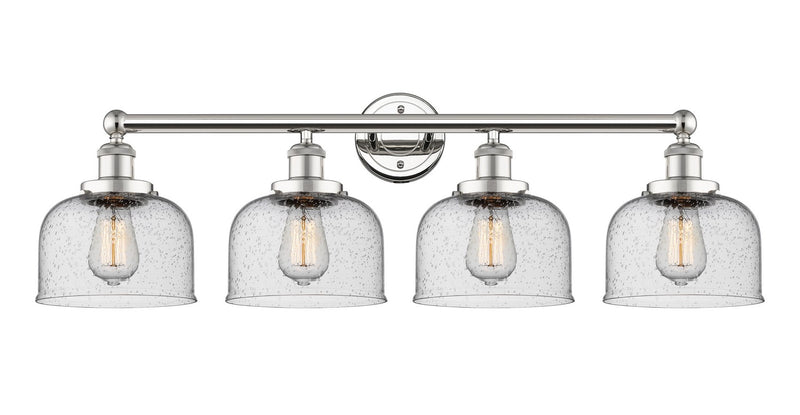 Innovations 616-4W-PN-G74 Four Light Bath Vanity, Polished Nickel