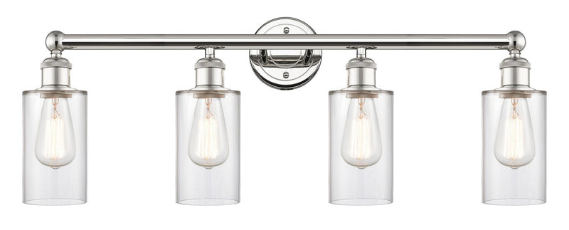 Innovations 616-4W-PN-G802 Four Light Bath Vanity, Polished Nickel