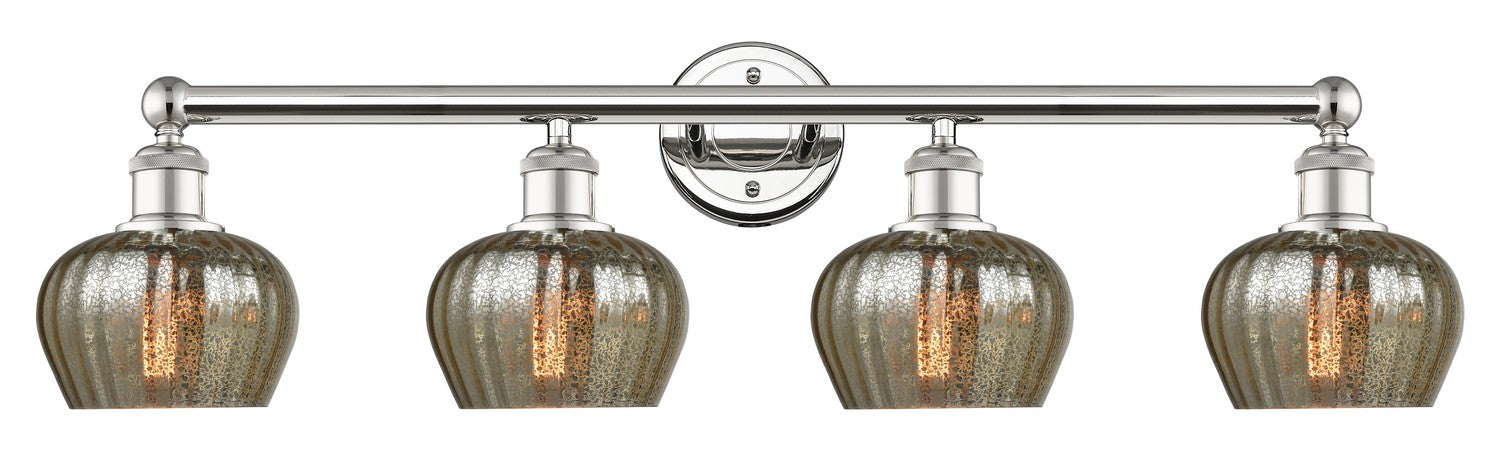 Innovations 616-4W-PN-G96 Four Light Bath Vanity, Polished Nickel