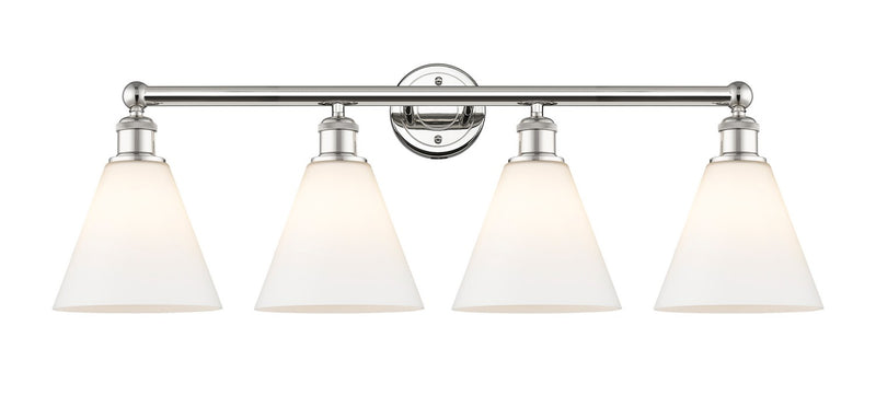 Innovations 616-4W-PN-GBC-81 Four Light Bath Vanity, Polished Nickel