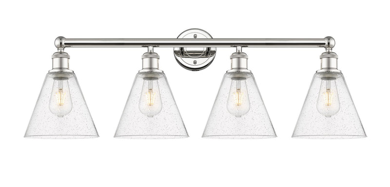 Innovations 616-4W-PN-GBC-84 Four Light Bath Vanity, Polished Nickel