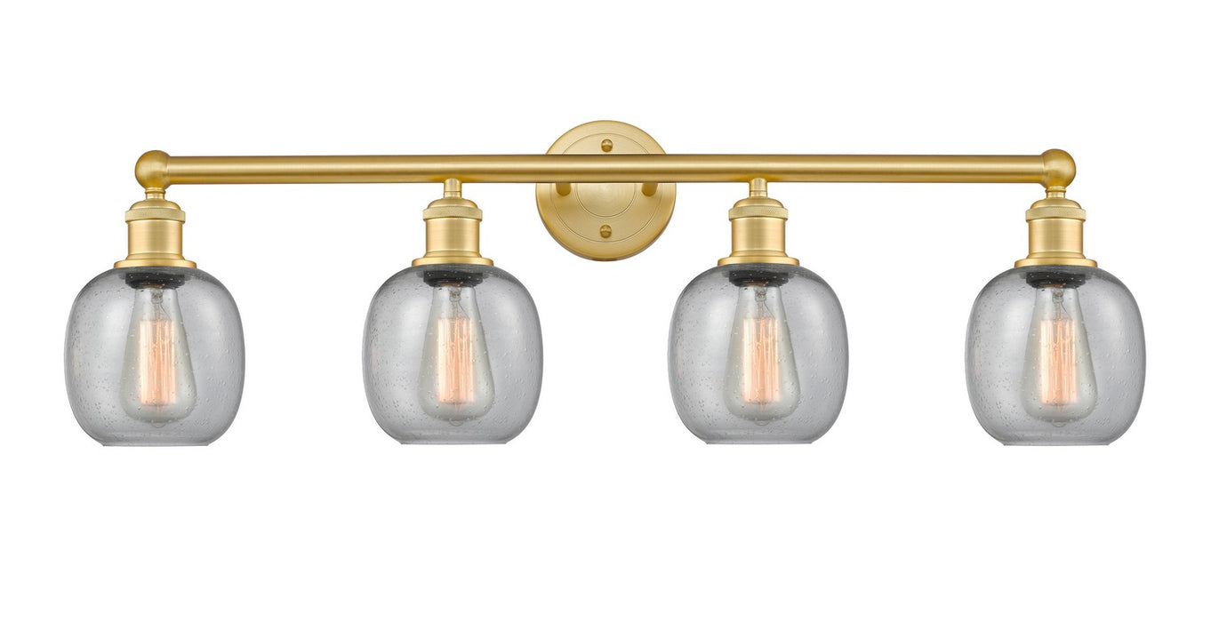 Innovations 616-4W-SG-G104 Four Light Bath Vanity, Satin Gold