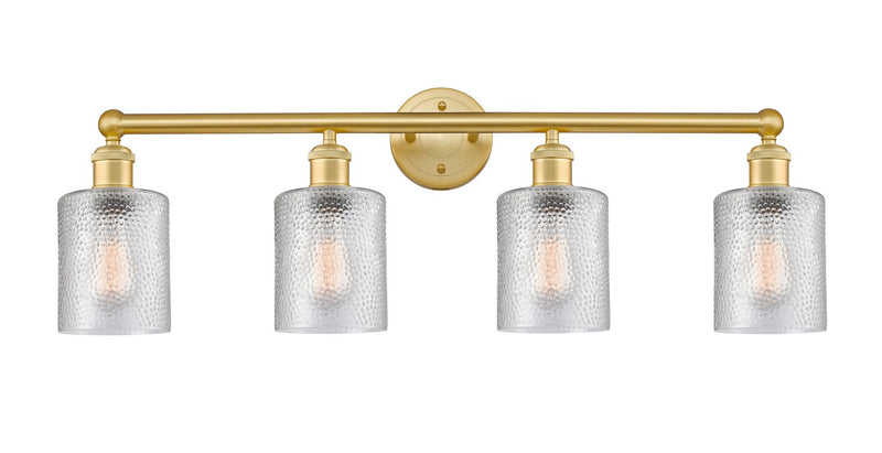 Innovations 616-4W-SG-G112 Four Light Bath Vanity, Satin Gold