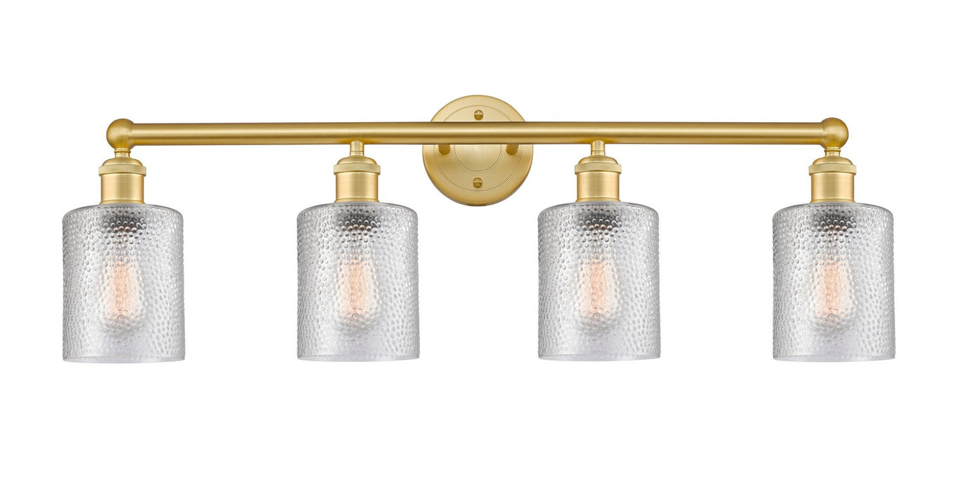 Innovations 616-4W-SG-G112 Four Light Bath Vanity, Satin Gold