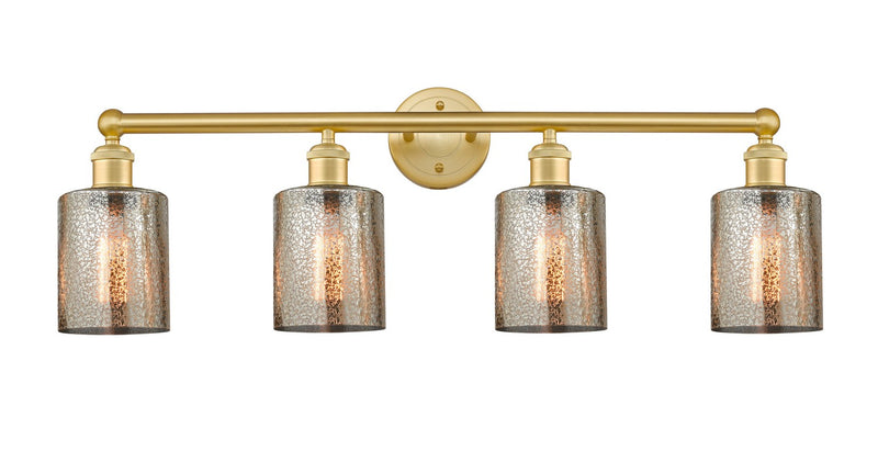 Innovations 616-4W-SG-G116 Four Light Bath Vanity, Satin Gold