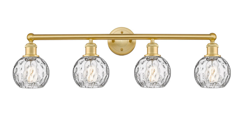 Innovations 616-4W-SG-G1215-6 Four Light Bath Vanity, Satin Gold