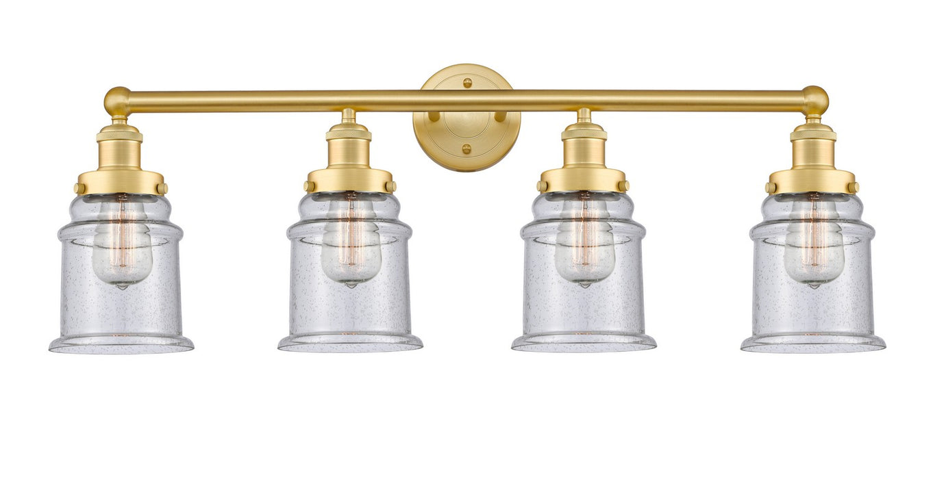 Innovations 616-4W-SG-G184 Four Light Bath Vanity, Satin Gold