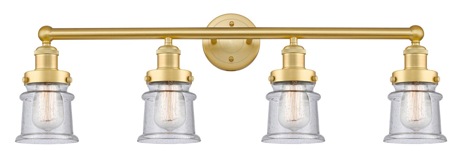 Innovations 616-4W-SG-G184S Four Light Bath Vanity, Satin Gold